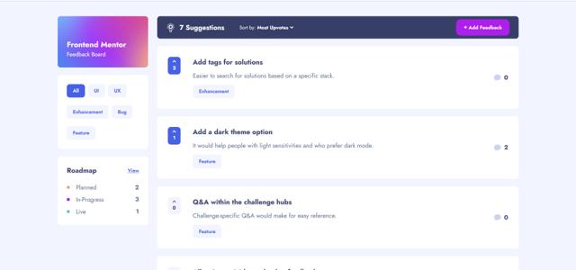 product feedback application